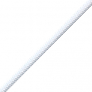 Fil élastique gainé pour bracelet 3 mm Blanc x 1 m