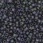 Miyuki Delica 11/0 DB1053 - Mat Metallic Plum Emerald Gold Iris x8g