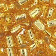 Miyuki Delica 8/0 DBL0042 - Crystal Gold  Lined x8g