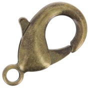 Fermoir mousqueton 19 mm Bronze x1