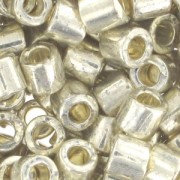 Miyuki Delica 8/0 DBL0035 - Galvanized Silver x8g