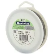 Fil Cablé 7 brins 0.46 mm - Beadalon - Acier x91 m