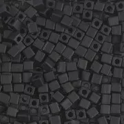 Cubes Miyuki 3 mm SB3-401F - Black Mat x10g