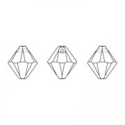 Toupies pendantes PureCrystal 6301  8 mm Jet x4