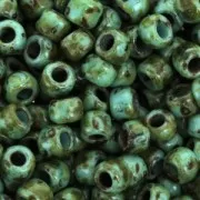 Rocaille Toho 6/0 TO6RY307 - Hybrid Frosted Turquoise Picasso x8g