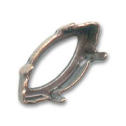 Serti griffe pour navette PureCrystal 4228 15x7 mm - Cuivré Vieilli x1