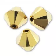 Toupies en cristal PureCrystal 5328 6 mm Crystal Aurum 2X x10