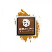Encreur pour tampon - Encre fluide à pigment - Moutarde - Kesi Art x1