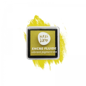 Encreur pour tampon - Encre fluide à pigment - Citronnade - Kesi Art x1