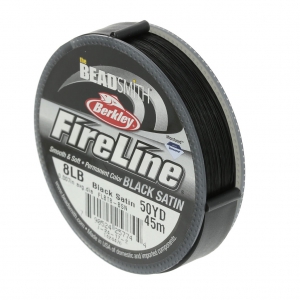 Fil Fireline - Tresse fusionnée 0.17 mm (8LB) Black Satin x45 m