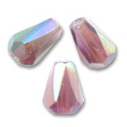 Poires facettées 7x5 mm Light Amethyst AB x25|raw }}