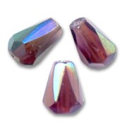 Poires facettées 7x5 mm Amethyst AB x25