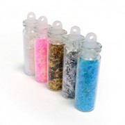 Assortiment de 5 fioles fils de paillettes Assortis x20g