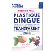 Plastique dingue 262x202 mm 1er prix - Transparent x5 feuilles