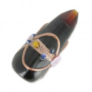 Poire Aventurine 34x15 mm Dark Topaz x1