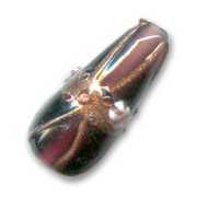 Poire Aventurine 32x15 mm Amethyst x1