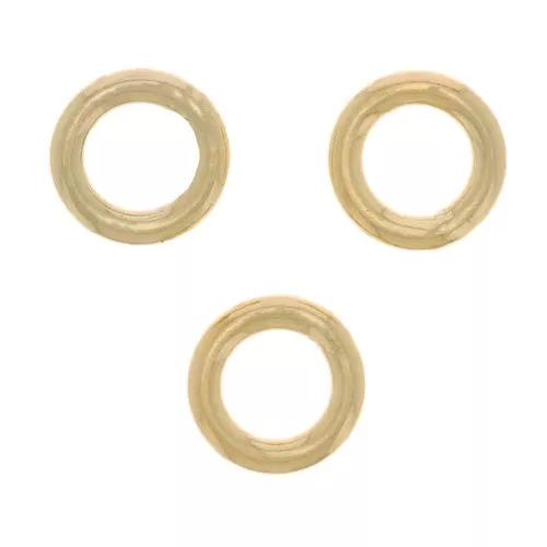 Anneaux fermés 5x1 mm en Gold filled (or laminé)  x5