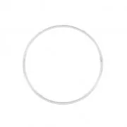 Anneau fermé 30 mm en Argent 925 x1