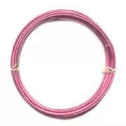 Fil Aluminium 2 mm Rose x 5 m