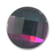 Cabochon facetté en verre 18 mm Amethyst x1|raw }}
