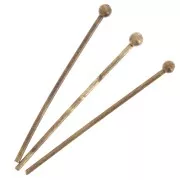 Clous tête boule 27x0.8mm bronze x25