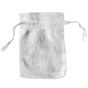 Pochon 90x70 mm - Argenté x1