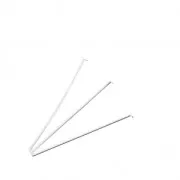 Clous tête plate 25x0.7 mm Placage Argent fin x25