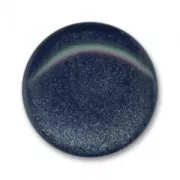 Cabochon pailleté 16 mm Jet/Montana