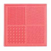 Plaque de texture 9 cm pour pâte polymère - Vannerie x1