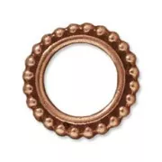 Rond 14 mm cuivré vieilli x1