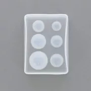 Moule silicone pour réaliser 6 boules/sphères de 12 à 25 mm en résine