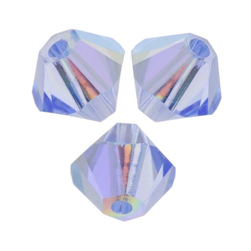 Toupies en cristal PureCrystal 5328 3 mm Light Sapphire AB x50