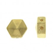 Cymbal Bead Substitute - Perle en métal pour HoneyComb 6 mm Galini Doré à l'or fin x1|raw }}