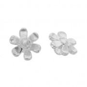 Cymbal - Perle fleur pour Miyuki Delica & Rocaille 11/0 -6mm Gerani Arg Vieillix1