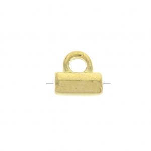 Cymbal -Embout de finition pour tissage de perles Tila Beads 5x4.7mm Soros Doré à l'or fin x1