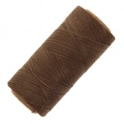 Bobine de fil ciré Linhasita pour micro macramé 0.5 mm - Caramel Brown (362) x335m|raw }}