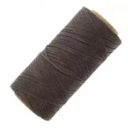 Bobine de fil ciré Linhasita pour micro macramé 0.5 mm Marron Chocolat (583) x335m