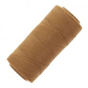 Bobine de fil ciré Linhasita pour micro macramé 0.5 mm - Cinnamon (Palha) x335m
