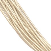 Cordon cuir 3 mm Crème métallisé x 1 m|raw }}