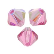 Toupies en cristal PureCrystal 5328 3 mm Rose AB x50