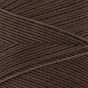 Bobine de fil ciré Linhasita pour micro macramé 0.75 mm - Café au lait (612) x228m