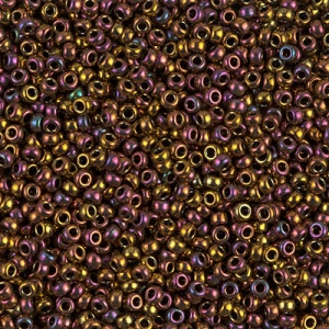 Rocaille Miyuki 15/0 462 - Gold Iris Metallic x8g