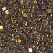 Cubes Miyuki 3 mm SB3-462 - Gold Iris Metallic x10g