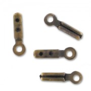 Mini pince lacet 0,6 mm bronze x10