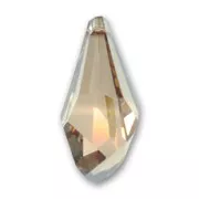 Goutte Polygone PureCrystal 6015 50 mm Crystal Golden Shadow x1