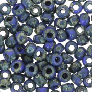 Rocaille Miyuki 6/0 4516 - Opaque Dark Teal Picasso x8g