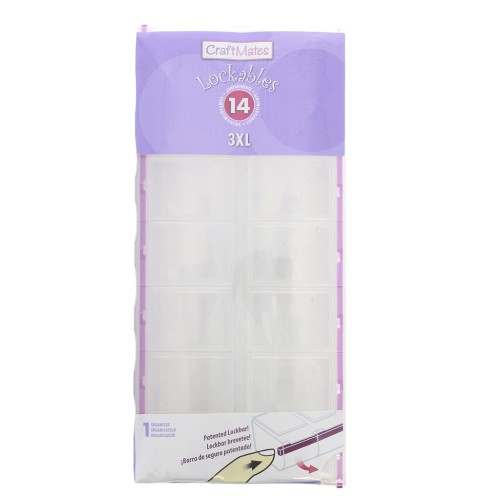 Méga-Boîte de rangement Craft Mates 14 compartiments 3 XL x1