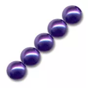 Rondes nacrées 10 mm Dark Purple x20