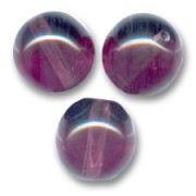 Perles en verre tchèque rondes  8 mm Amethyst x20|raw }}