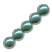 Rondes nacrées 8 mm Green Turquoise x25|raw }}
